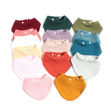 Load image into Gallery viewer, Baby Bibs Scarf Boys Girls Accessories Newborn Baby Cotton Soft Scarf Infant Saliva Towel Baby Supplies