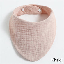 Load image into Gallery viewer, Baby Bibs Scarf Boys Girls Accessories Newborn Baby Cotton Soft Scarf Infant Saliva Towel Baby Supplies