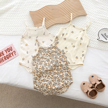 Load image into Gallery viewer, Summer Newborn Sling-romper Fruit Pattern Cotton Infant Bodysuit Sleeveless Romper Toddler Baby Clothes