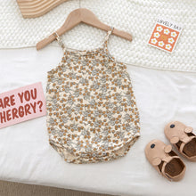 Load image into Gallery viewer, Summer Newborn Sling-romper Fruit Pattern Cotton Infant Bodysuit Sleeveless Romper Toddler Baby Clothes