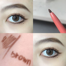 Load image into Gallery viewer, Black Automatic Waterproof Eyeliner Brush Long Lasting Sweatproof Eyeliner Pencil Non-marking Eyeliner Non Easy Smudge Cosmetic