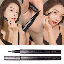 Load image into Gallery viewer, Starry Eyeliner Waterproof Sweat-proof Long Lasting Not Smudged Hard-headed Novice Eyeliner Black Coffee-colored Eyeliner