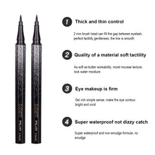Load image into Gallery viewer, Starry Eyeliner Waterproof Sweat-proof Long Lasting Not Smudged Hard-headed Novice Eyeliner Black Coffee-colored Eyeliner
