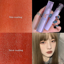 Load image into Gallery viewer, Cute Bear Velvet Matte Lip Glaze Plain Red Lipstick Non-stick Cup Lipstick Elegant Lip Mud Women Female Make Up Cosmetic