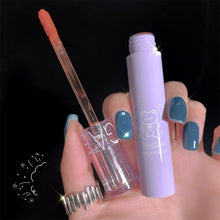 Load image into Gallery viewer, Cute Bear Velvet Matte Lip Glaze Plain Red Lipstick Non-stick Cup Lipstick Elegant Lip Mud Women Female Make Up Cosmetic
