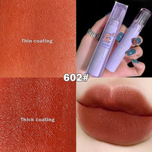 Load image into Gallery viewer, Cute Bear Velvet Matte Lip Glaze Plain Red Lipstick Non-stick Cup Lipstick Elegant Lip Mud Women Female Make Up Cosmetic