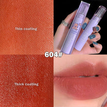 Load image into Gallery viewer, Cute Bear Velvet Matte Lip Glaze Plain Red Lipstick Non-stick Cup Lipstick Elegant Lip Mud Women Female Make Up Cosmetic