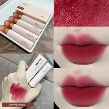 Load image into Gallery viewer, Lip Gloss Nude Matte Chocolate Lipstick Waterproof Long Lasting Women Red Lip Tint Velvet Lip Glaze Women Cosmetics