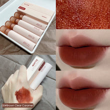 Load image into Gallery viewer, Lip Gloss Nude Matte Chocolate Lipstick Waterproof Long Lasting Women Red Lip Tint Velvet Lip Glaze Women Cosmetics