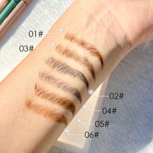 Load image into Gallery viewer, Magic Color Mascara 2.5mm Slim Brush Heads Natural Silk Fiber Waterproof Curling Mascara Volume Extension Girl Cosmetic