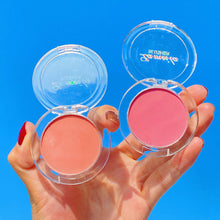 Load image into Gallery viewer, Single Blush Palette Face Foundation Powder Waterproof Lasting Face Rouge Powder Natural Peach Matte Blusher Make Up