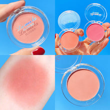 Load image into Gallery viewer, Single Blush Palette Face Foundation Powder Waterproof Lasting Face Rouge Powder Natural Peach Matte Blusher Make Up