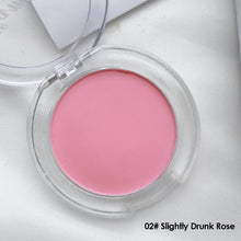 Load image into Gallery viewer, Single Blush Palette Face Foundation Powder Waterproof Lasting Face Rouge Powder Natural Peach Matte Blusher Make Up