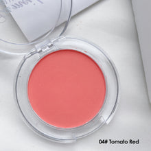 Load image into Gallery viewer, Single Blush Palette Face Foundation Powder Waterproof Lasting Face Rouge Powder Natural Peach Matte Blusher Make Up