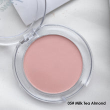 Load image into Gallery viewer, Single Blush Palette Face Foundation Powder Waterproof Lasting Face Rouge Powder Natural Peach Matte Blusher Make Up
