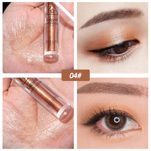 Load image into Gallery viewer, Diamond Glitter Eyeshadow Liquid Pencil Face Makeup Highlighter Long Lasting Matte Pink Silkworm Champagne Gold Liquid Eye Shadow
