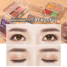 Load image into Gallery viewer, 4 Color Charming Glitter Eyeshadow Palette Matte Bright Eyeshadow Pearly Eyeshadow Palette Eye Makeup Palette Cosmetics Beauty