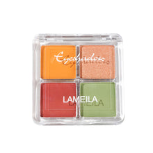 Load image into Gallery viewer, 4 Color Charming Glitter Eyeshadow Palette Matte Bright Eyeshadow Pearly Eyeshadow Palette Eye Makeup Palette Cosmetics Beauty