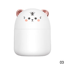 Load image into Gallery viewer, 250ml Desktop Air Humidifier with Colorful Atmosphere Light Aroma Oil Diffuser Chargeable Cool Mist Sprayer Plants Purifier Humificador for Bedroom Home Car
