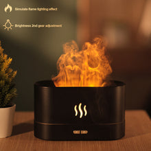 Load image into Gallery viewer, Aroma Oil Diffuser 180ml Air Humidifier Aromatherapy Diffusers Ultrasonic Fragrance Difusor Cool Mist Maker LED Essential Oil Simulation Flame Lamp for Bedroom Home