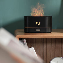 Load image into Gallery viewer, Aroma Oil Diffuser 180ml Air Humidifier Aromatherapy Diffusers Ultrasonic Fragrance Difusor Cool Mist Maker LED Essential Oil Simulation Flame Lamp for Bedroom Home