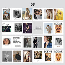 Load image into Gallery viewer, Hot INS Front Cover Fashionable Magazine Character Photo Backdrop Props Life Photography Accessories Ornaments Gourmet Clothing Shooting Decorations with Posing Background