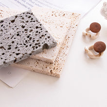 Load image into Gallery viewer, INS Natural Stone Slate Photo Props Background Ornaments Pendulum Props Jewelry Cosmetics Storage Tray Lipsticks Bracelet Shooting Decoration Photography Display Stand