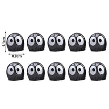 Load image into Gallery viewer, 10PCS Mini Dust Ball Elves Resin Craft Singular Totoro Figure Black Coal Briquettes Miniature Figurines Fairy Garden Ornaments Moss Micro Landscape Decoration Accessories