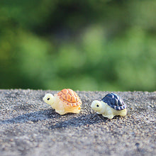Load image into Gallery viewer, 10PCS Mini Turtle Resin Craft Cute Tortoise Model Miniature Figurines Fairy Garden Ornaments DIY Doll House Terrarium Moss Micro Succulents Landscape Desktop Decoration Accessories