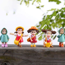 Load image into Gallery viewer, 1pc Mini Landscape Figurine Toys Little Girl Mei Cute Desk Ornament Model Doll Fairy Garden Moss Miniature Home Decor Accessories Kid DIY Gift