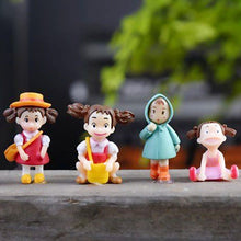 Load image into Gallery viewer, 1pc Mini Landscape Figurine Toys Little Girl Mei Cute Desk Ornament Model Doll Fairy Garden Moss Miniature Home Decor Accessories Kid DIY Gift