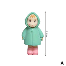 Load image into Gallery viewer, 1pc Mini Landscape Figurine Toys Little Girl Mei Cute Desk Ornament Model Doll Fairy Garden Moss Miniature Home Decor Accessories Kid DIY Gift