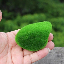 Load image into Gallery viewer, 1pc Artificial Moss Rock Green Fake Stone Simulation Green Glass DIY Plant Decoration Home Decor Creative Crafts for Garden and Crafting Flower Pot