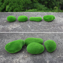 Load image into Gallery viewer, 1pc Artificial Moss Rock Green Fake Stone Simulation Green Glass DIY Plant Decoration Home Decor Creative Crafts for Garden and Crafting Flower Pot