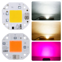 Load image into Gallery viewer, Welding Free 50W 70W 100W COB Chip Integrated LED Light Beads Emitting Diode 220V 110V for Spotlight Floodlight Smart IC No Need Driver Warm White
