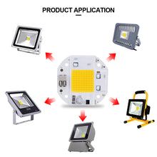 Load image into Gallery viewer, Welding Free 50W 70W 100W COB Chip Integrated LED Light Beads Emitting Diode 220V 110V for Spotlight Floodlight Smart IC No Need Driver Warm White
