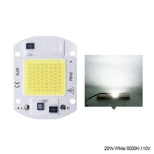 Load image into Gallery viewer, 110V 220V LED Chip 20W 30W 50W COB Chip No Need Driver Smart IC LED Lamp Beads for Flood Light Spotlight Lampada DIY Lighting Warm White
