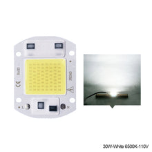 Load image into Gallery viewer, 110V 220V LED Chip 20W 30W 50W COB Chip No Need Driver Smart IC LED Lamp Beads for Flood Light Spotlight Lampada DIY Lighting Warm White