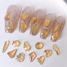 Load image into Gallery viewer, Nail Art Jewelry Drill 12 Grid Set Box Mixed Ice Transparent Shaped Flat Bottom Symphony Resin Drill Nail Decoration