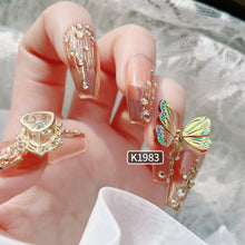 Load image into Gallery viewer, Nail Art Butterfly Jewelry Symphony Aurora Sequin Butterfly Nail Decoration Jewelry Manicure Accessories
