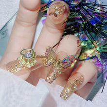 Load image into Gallery viewer, Nail Art Butterfly Jewelry Symphony Aurora Sequin Butterfly Nail Decoration Jewelry Manicure Accessories