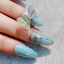 Load image into Gallery viewer, Nail Art Butterfly Jewelry Symphony Aurora Sequin Butterfly Nail Decoration Jewelry Manicure Accessories