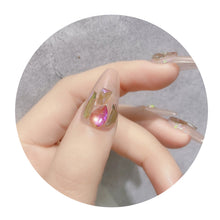 Load image into Gallery viewer, Nail Art Shaped Mixed Flat Bottom Diamond Shiny Symphony Aurora Ice Transparent Nail Diamond Jewelry Manicure Art Accessories