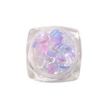 Load image into Gallery viewer, 1 Box Nail Art Polarized Symphony Heart Diamond Shiny Pearl Heart Shaped Three-dimensional Nail Decoration Manicure Accessories