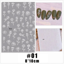 Load image into Gallery viewer, Leopard Butterfly Nail Art Sticker Decoration Waterproof Durable Adhesive Nail Stickers Manicure Accessories