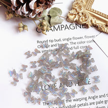 Load image into Gallery viewer, 50pcs Nail Art Butterfly Jewelry Three-dimensional Aurora Symphony Butterfly Jewelry Versatile Nail Decoration Manicure Accessories