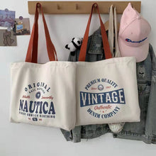 Load image into Gallery viewer, Versatile Shoulder Bag Tote Bag Casual Large Capacity Canvas Bag Reusable Shoulder Bag Handbag For Women