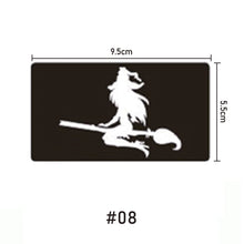 Load image into Gallery viewer, 9.5*5.5cm Small Pattern Tattoo Inkjet Template Body Painting Self-adhesive Tattoo Template Two-layer Hollow Tattoo Template