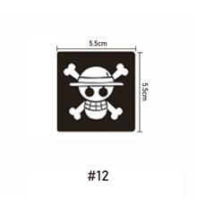 Load image into Gallery viewer, 5.5*5.5cm Small Tattoo Template Body Painting Self-adhesive Tattoo Template Semi-permanent Two-layer Hollow Tattoo Template
