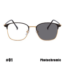 Load image into Gallery viewer, Fashion Anti Blue Light Color Changing Sunglasses Metal Frame Retro Sunglasses Outdoor Sunglasses For Men Women